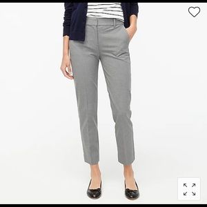 J Crew Factory Slim Crop Graphite Dress Pants